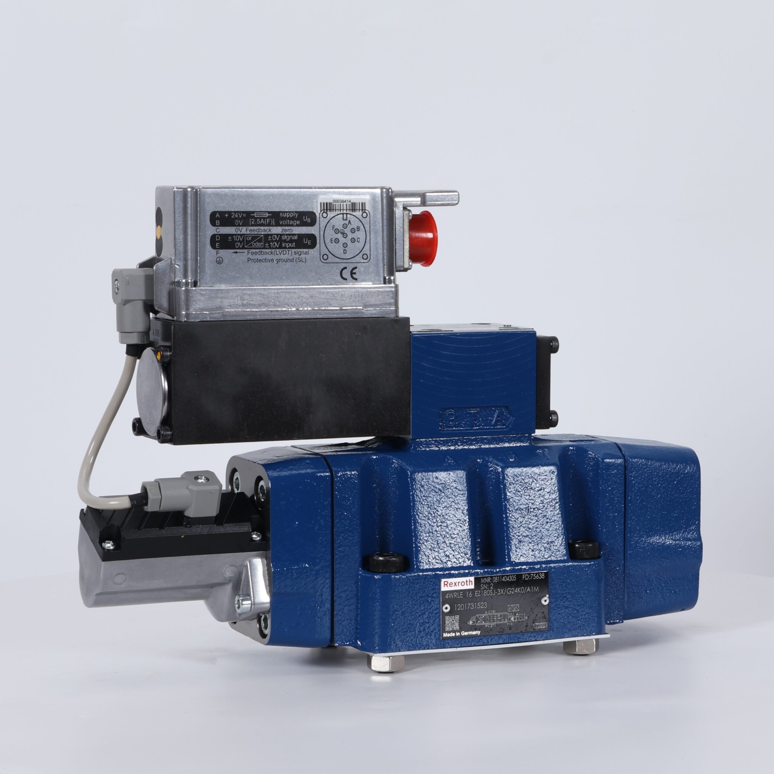 Rexroth Directional Control Valve – High Precision Hydraulic Control with OBE Electronics Rexroth Directional Control Valve with Electrical Position Feedback and Integrated OBE Electronics