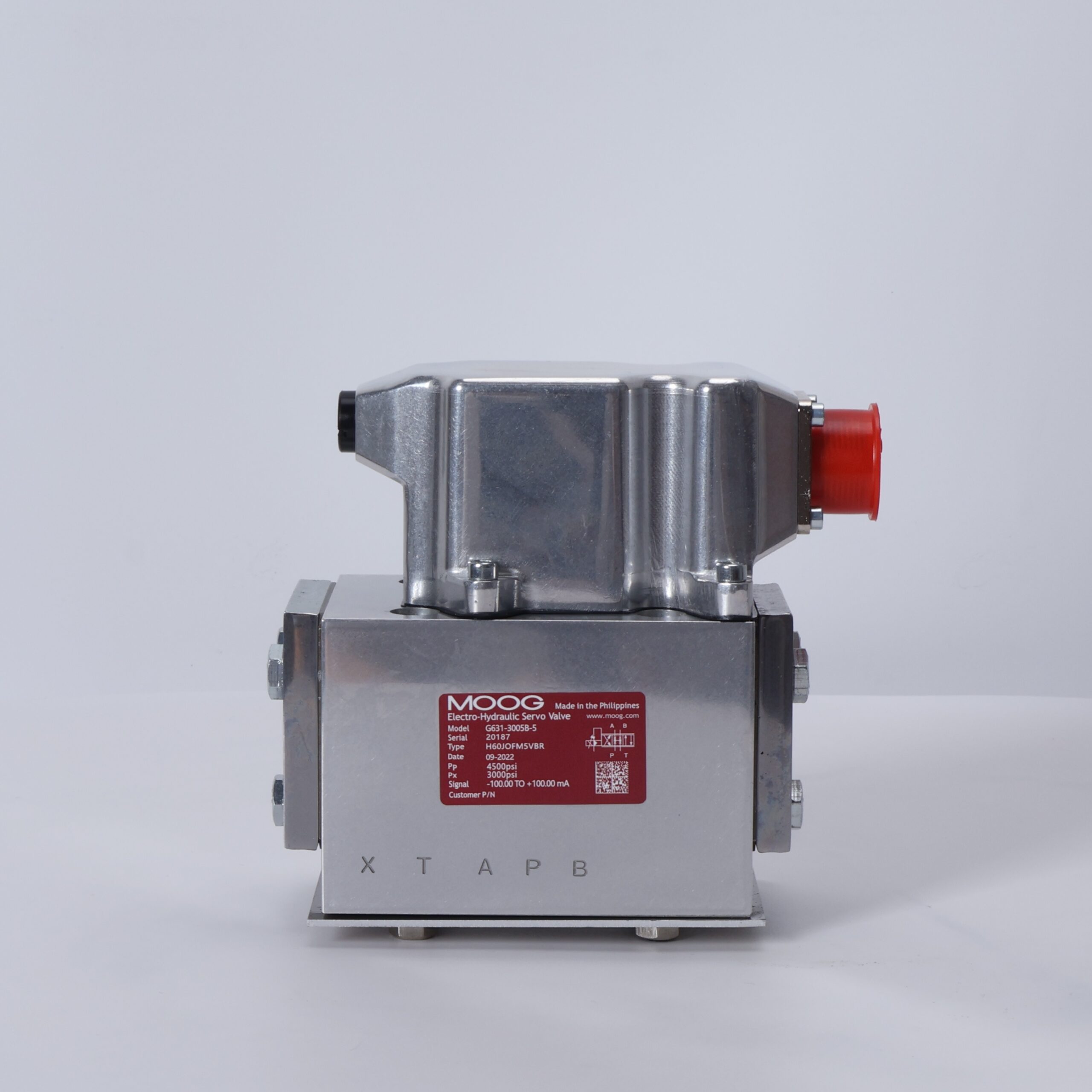 Moog G631-3005B Installed in Hydraulic System