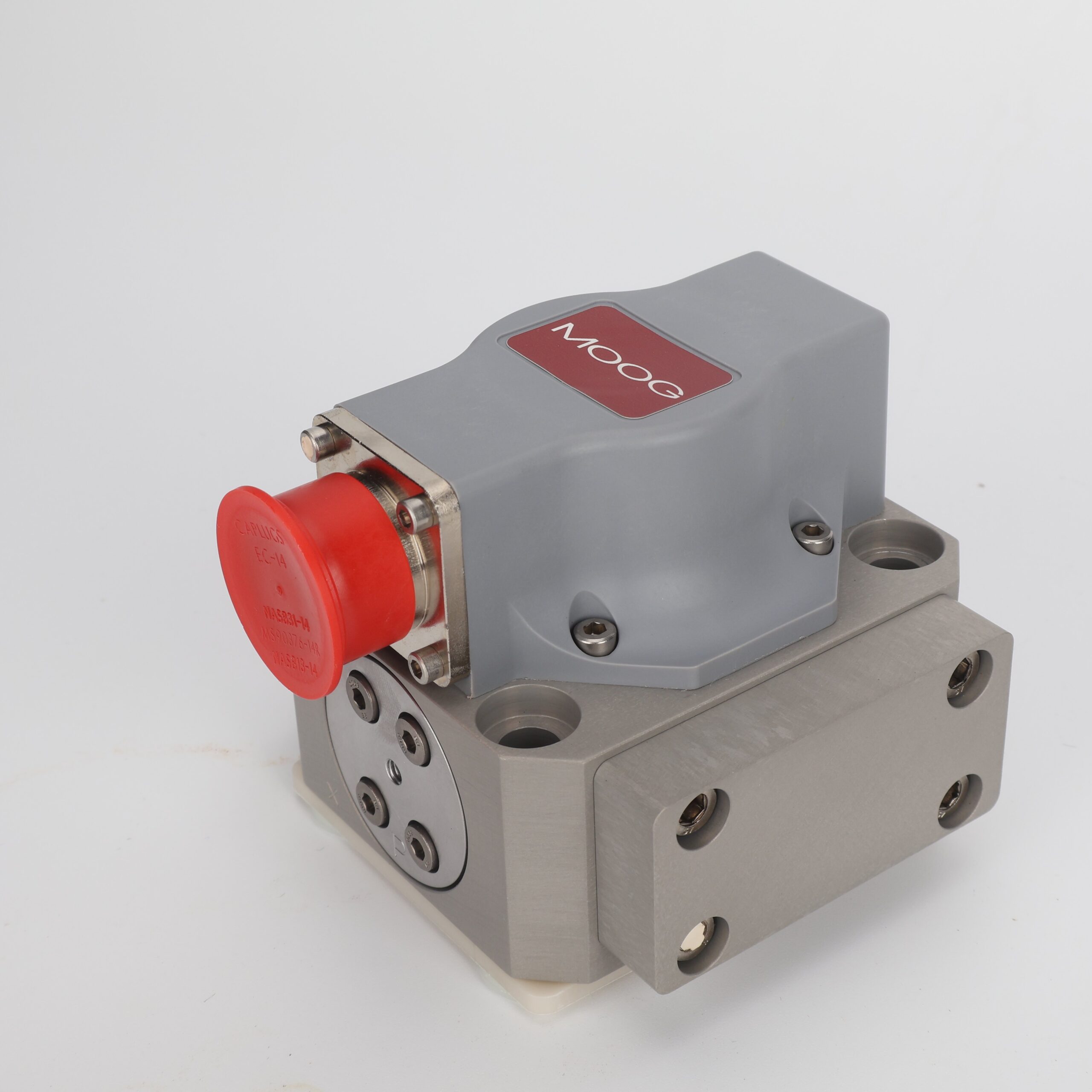 Moog G761-3033B servo valve front view