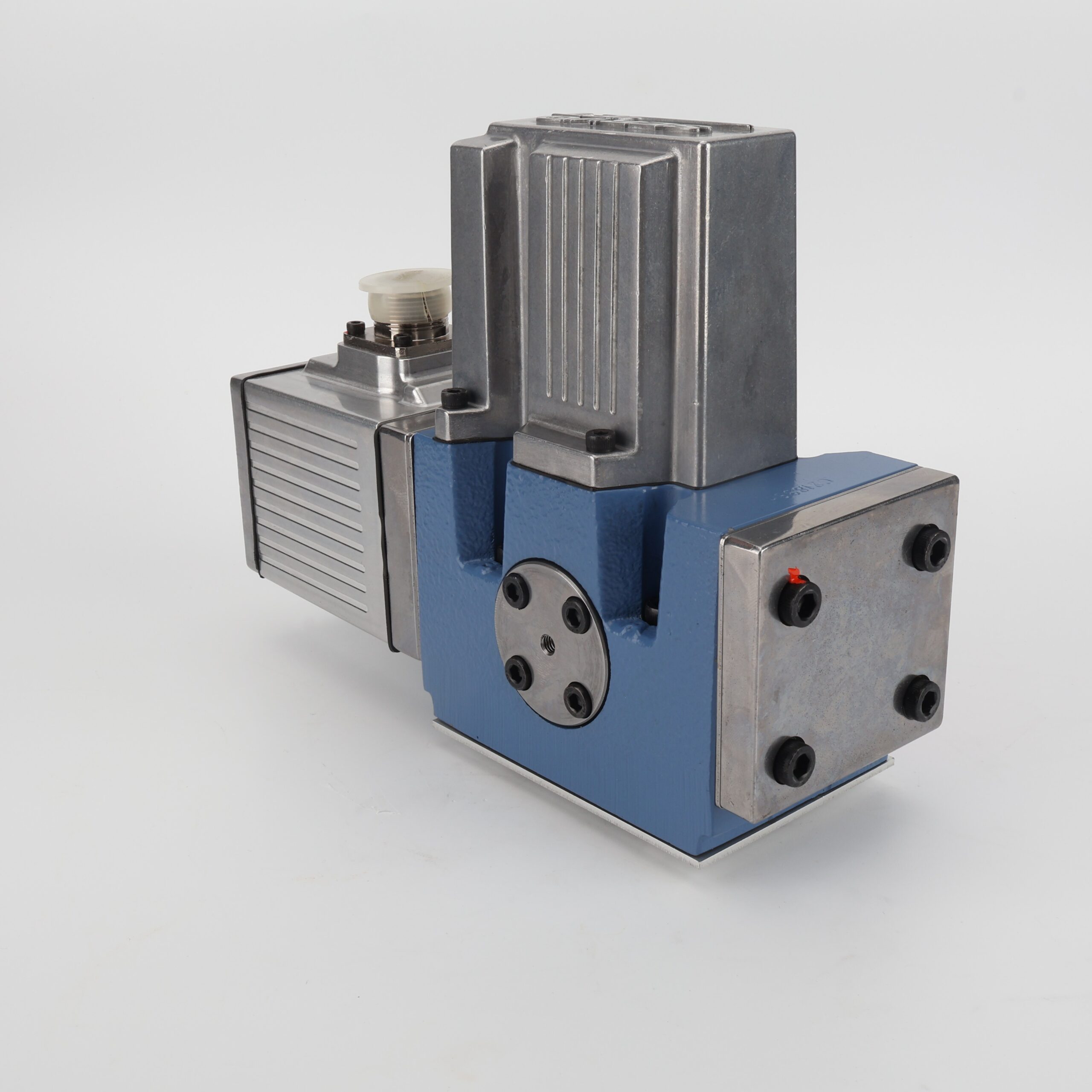 Moog D661-4651 Servo Valve Side View with Connector