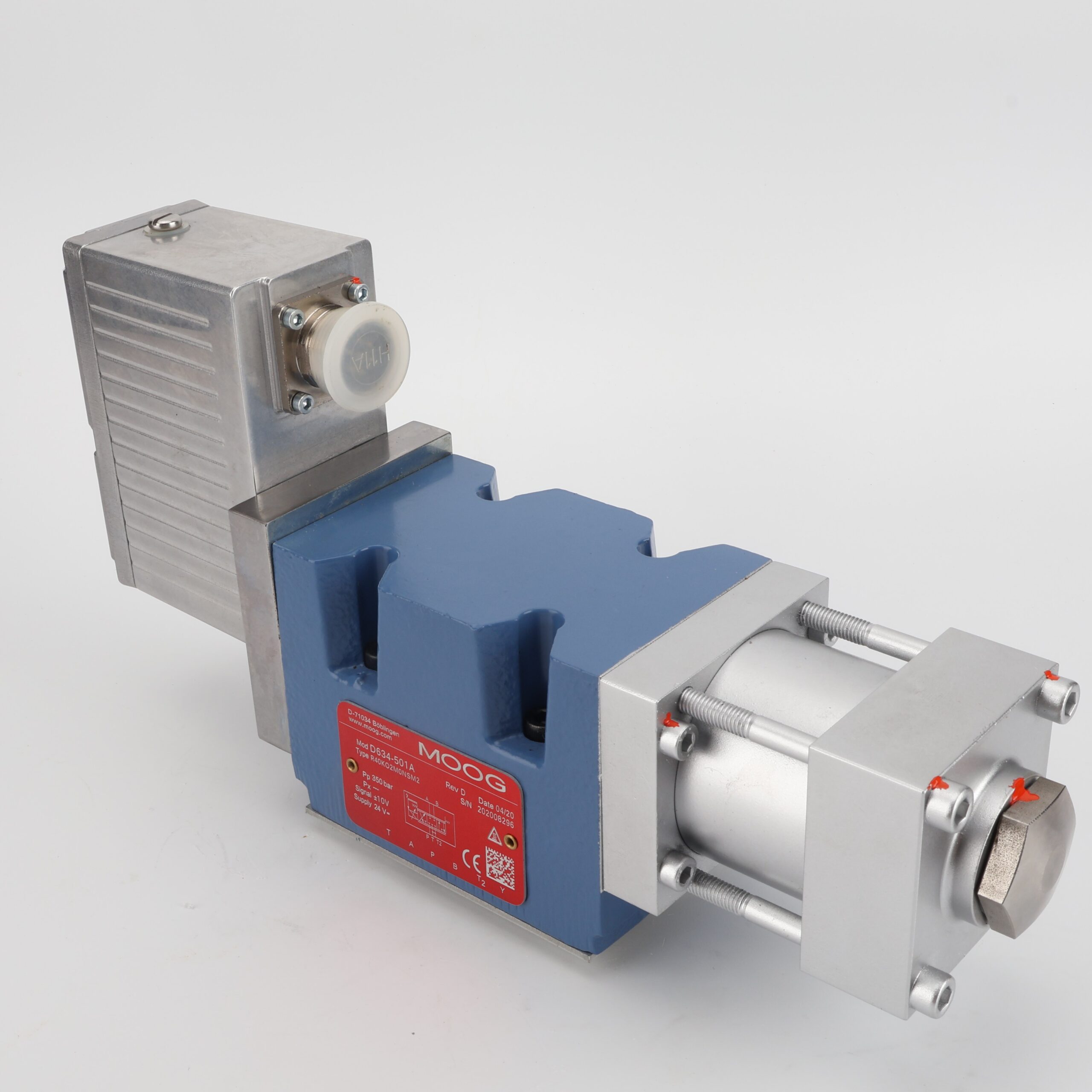 Moog D634-501A Hydraulic Servo Valve for Industrial Systems Moog D634-501A hydraulic servo valve precision control