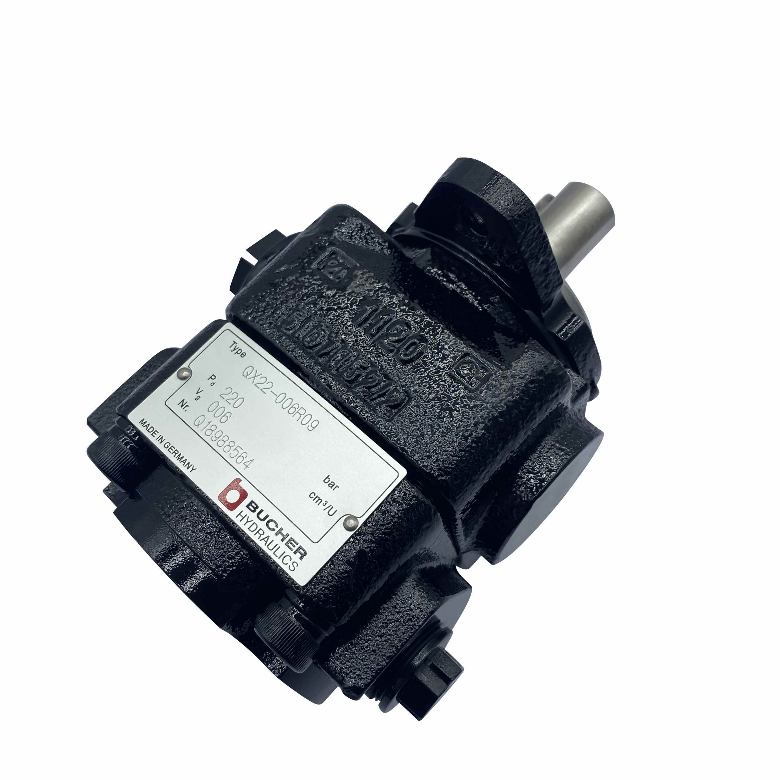 QX22 hydraulic gear pump by Bucher