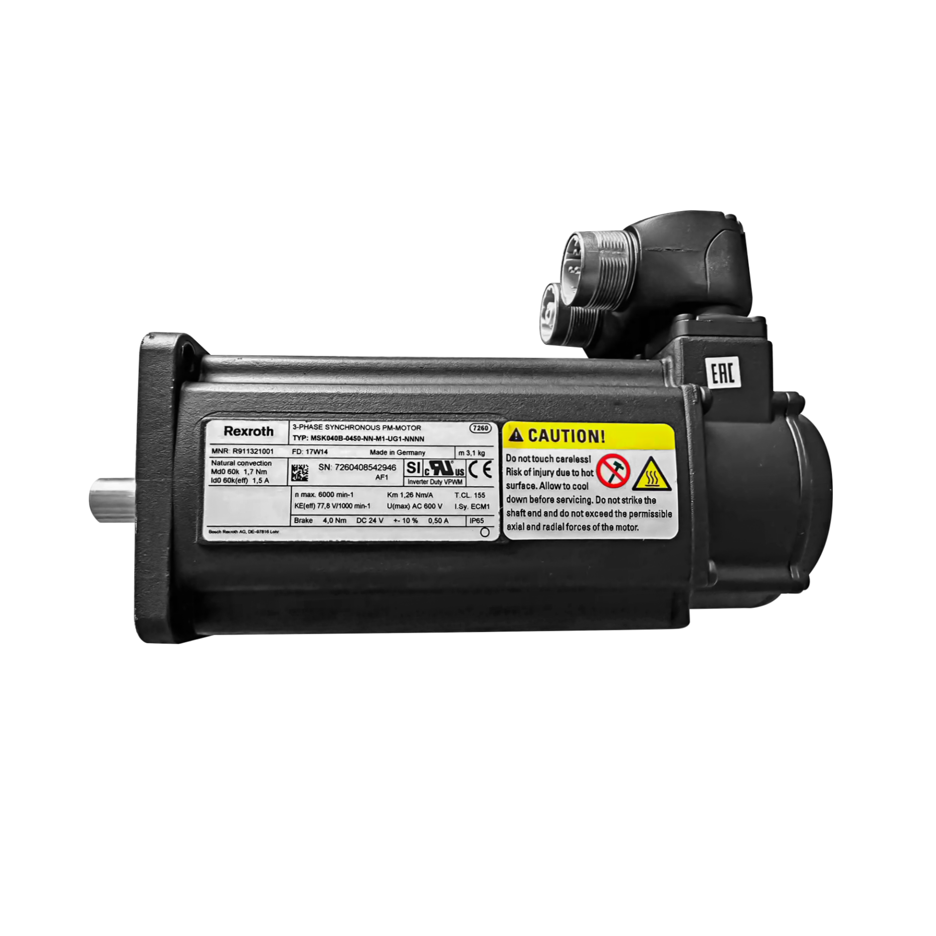 Rexroth MSK040B Servo Motor