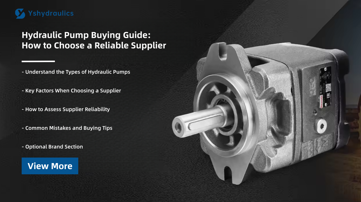 Hydraulic Pump Buying Guide – Industrial Hydraulic Pump by YsHydraulic